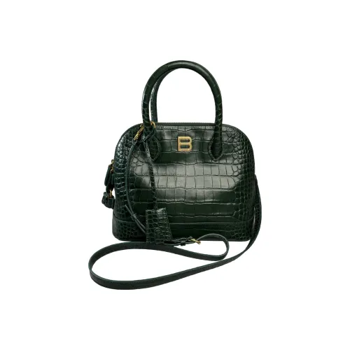 Balenciaga Ville Телячья кожа Купольная сумка Сумка через плечо Сумка обычная Женская Лесной зеленый