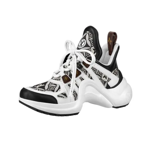 LOUIS VUITTON Archlight Low Топ Повседневная обувь Женская Черный Белый