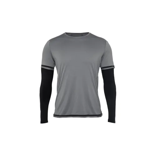 lululemon Fast and Free Asphalt Gray Мужская T-рубашка