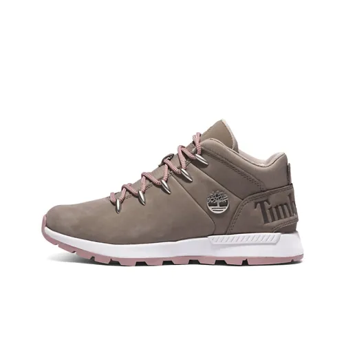 Timberland Sprint Trekker Аbrasion Resistant Дышащий MID Топ Уличная обувь Женская Серый Розовый