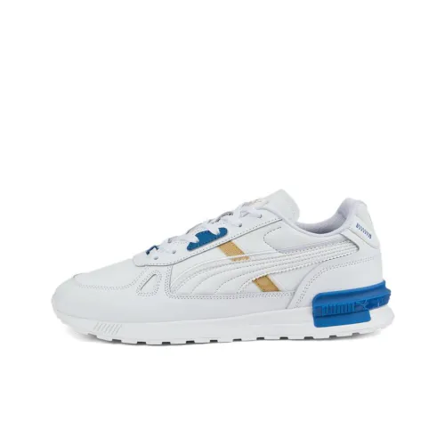 PUMA Graviton Pro FC Low Топ Спортивная Повседневная Обувь Унисекс Белый Синий