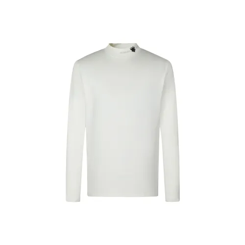 MANGANO FW22 Длинный рукав Т-рубашка Мужская Белая