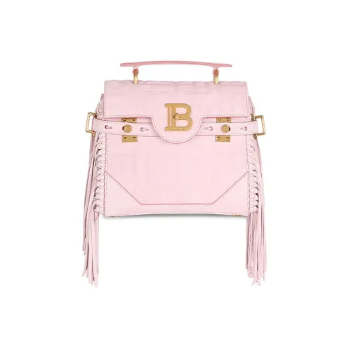BALMAIN B Buzz Кожа Сумка Женская Розовая