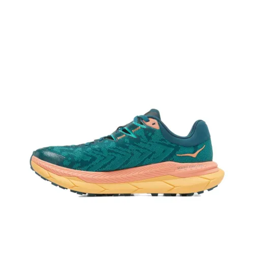 HOKA ONE ONE Tecton X Low Топ Беговые кроссовки Женские Зеленый оранжевый
