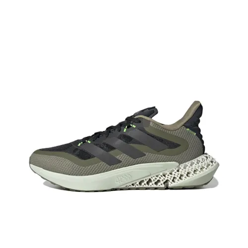 Adidas 4D FWD Pulse 2 Slip-resistant Abrasion-resistant Breathable Low-Top Running Shoes Men's Black Green Adidas 4D FWD Pulse 2 Противоскользящие Износостойкие Дышащие Низкие Беговые Кроссовки Мужские Черный Зеленый