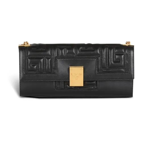 BALMAIN 1945 Клатч Сумка через плечо из коровьей кожи женская черная