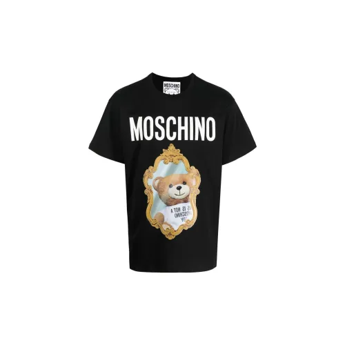 MOSCHINO FW22 T Рубашка Мужская Черная