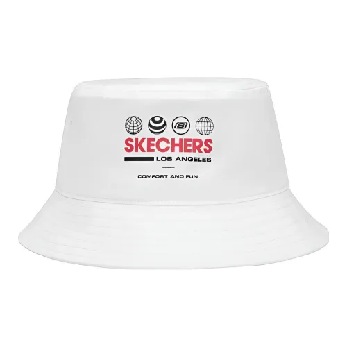 Skechers Cotton Bucket Hats Белый Унисекс