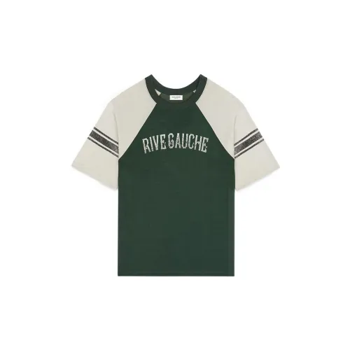 SAINT LAURENT T-рубашка мужская зеленая