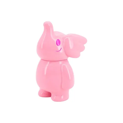 UNBOX Industries ELFIE Little Слон Малыш Розовый Прозрачный Слепой Бокс на Карточке 100% 7,5 см