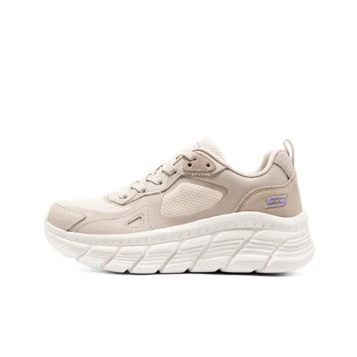 Skechers BOBS B FLEX HI Амортизация Устойчивость к истиранию Легкий Низкий Топ Повседневная обувь Женская Естественный