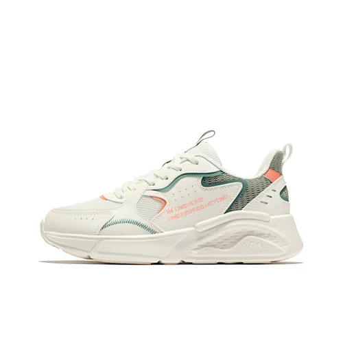 361° Амортизация Износостойкий Низкий Топ Casual Женский Белый Циан