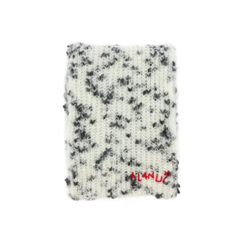Alanui Wool Knit Шарфы Белый Унисекс
