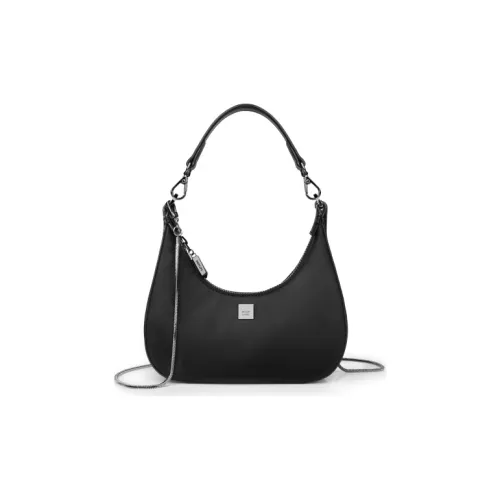 INJOYLIFE Сумка из нейлона с цепочкой сумка-хобо сумка через плечо сумка на плечо сумка-тоут сумка через плечо сумка на плечо мини женская черная