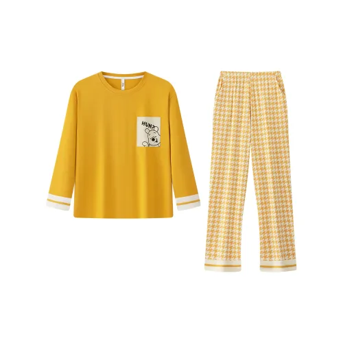 Gongdie Облако TOUCH Хлопок Одежда Комплекты Женские Пижамные комплекты