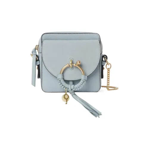 See By Chloe с текстурой замша коровья кожа сумка через плечо женская светло-синий