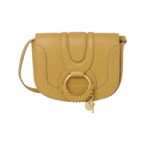 See By Chloe Hana с рельефной козьей кожей седельная сумка сумка через плечо мини женская желтая