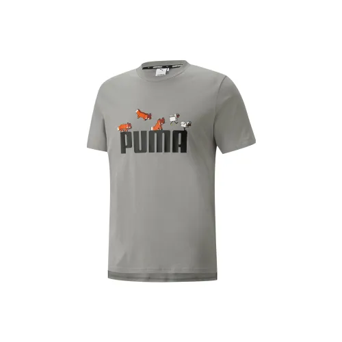 PUMA Серый Мужской T-Рубашки