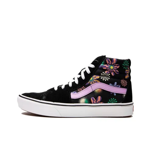 Vans SK8 Comfycush Высокие Кроссовки для Скейтбординга Унисекс Черный Фиолетовый