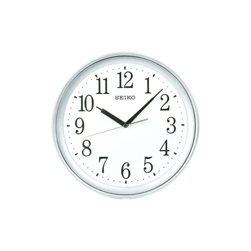 SEIKO Механизм плавного хода секундной стрелки пластиковый настенный унисекс белый