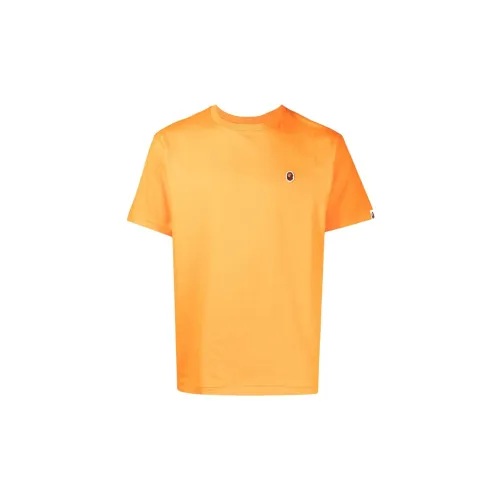 A BATHING APE Оранжевые Мужские T-рубашки