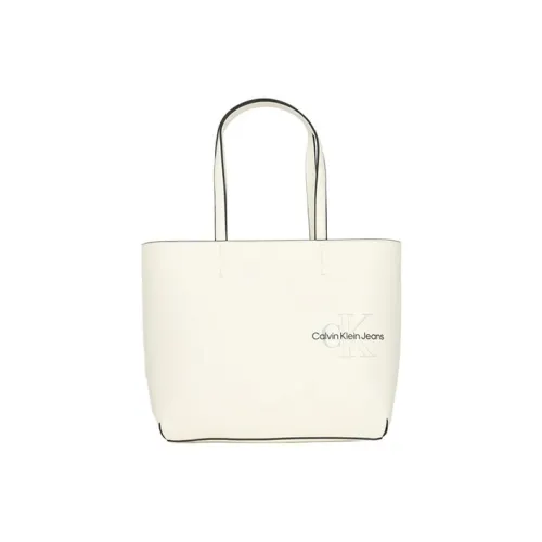 CK Calvin Klein Полиуретан Тоут Сумка Сумка для покупок Сумка Женская Белая