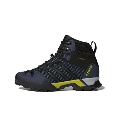 adidas Terrex Scope Устойчивый к истиранию Высокий Топ Походная обувь Мужская Синяя