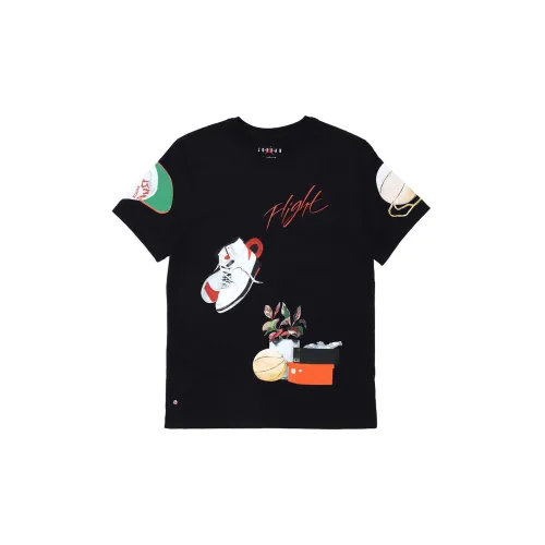 Джордан Черные Мужские T-Рубашки