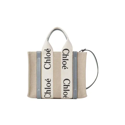 Chloe Woody Коровья кожа Тоут Сумка Сумка для покупок Сумка Сумка через плечо Маленькая Женская