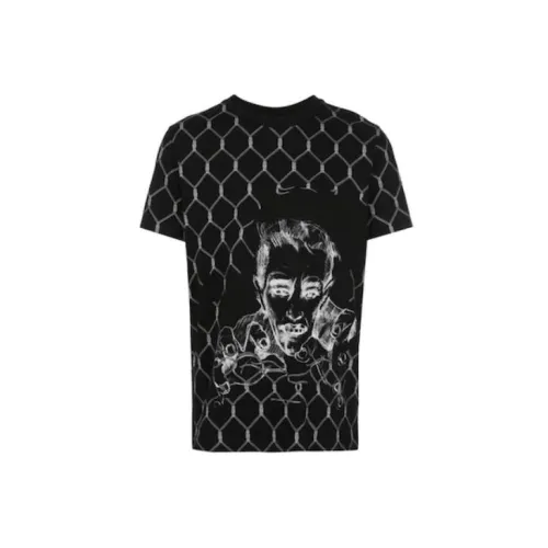 Off Белый черный Унисекс Футболка