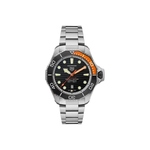 TAG HEUER Автоматический Механический Механизм Мужские Часы из Коллекции Aquaracer 45 мм Черные
