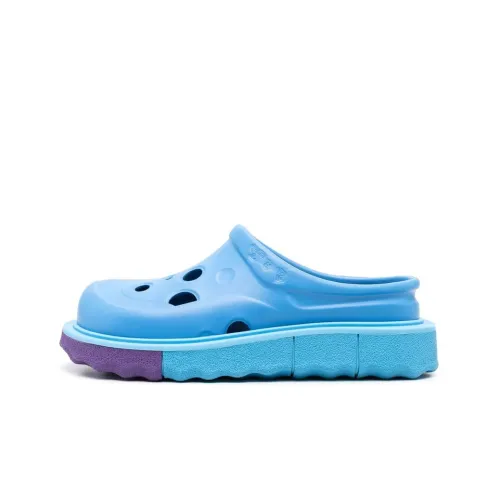 OFF Белый Spongesole Meteor Стильный Сандалии Мужской Синий