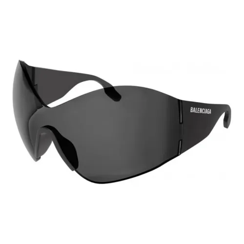 Balenciaga Пластиковая оправа нерегулярная форма солнцезащитные очки унисекс