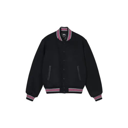 Stussy Бейсбольная куртка Унисекс Черный