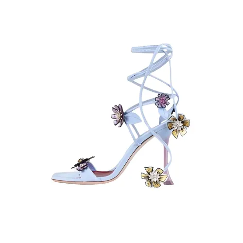 Roger Vivier Стильные Сандалии Женские Светло-Синие