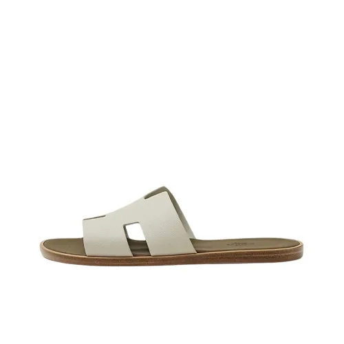 HERMES Izmir Слипоны Мужской Белый Зеленый