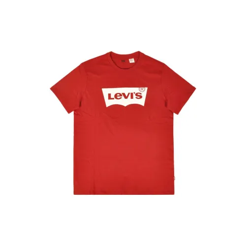 Levis Red Men's T-Shirts Левис Красные Мужские Футболки