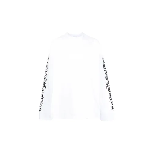 Vetements Белая Мужская T-Рубашка