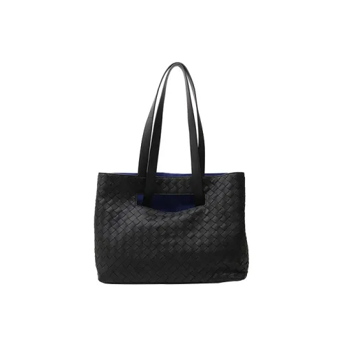 Bottega Veneta Sheepskin Tote Bag Shopping Bag Shoulder Bag Men's Black