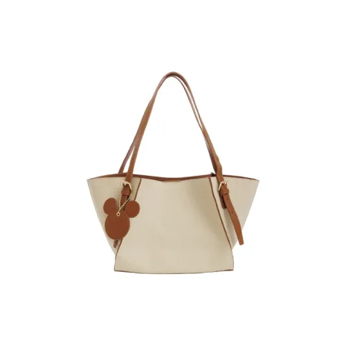 Disney Холст Тоут Сумка Одно Плечо Большая Женская Коричневая