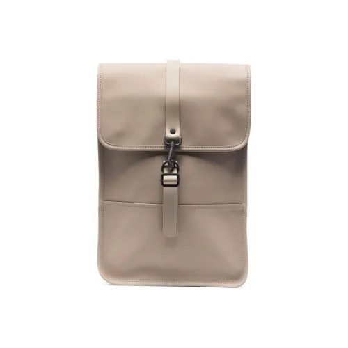 Rains Водонепроницаемый материал рюкзак женский телесный