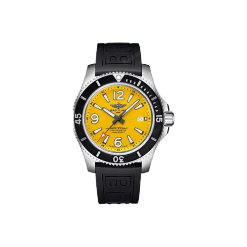 BREITLING Автоматический Механический Часы Мужские Super Ocean Collection 44 мм Желтые