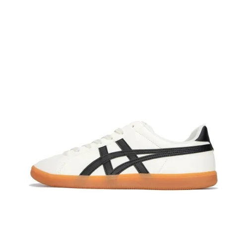 Onitsuka Tiger DD Trainer Устойчивые к истиранию Низкие Кроссовки для скейтбординга Унисекс Бежево-черные