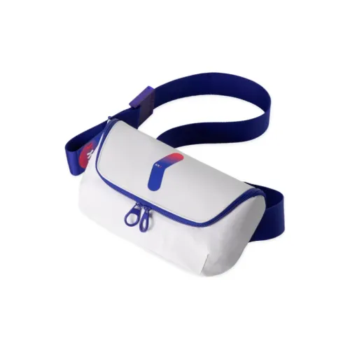 XINXIAKE Ткань Пельмени Сумка Сумка через плечо Бананка Сумка через плечо Маленькая Унисекс Белая