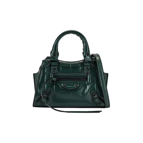 Balenciaga Neo Classic Кожа Байкер Сумка Сумка через плечо Сумка Экстра мини Женская Яшма