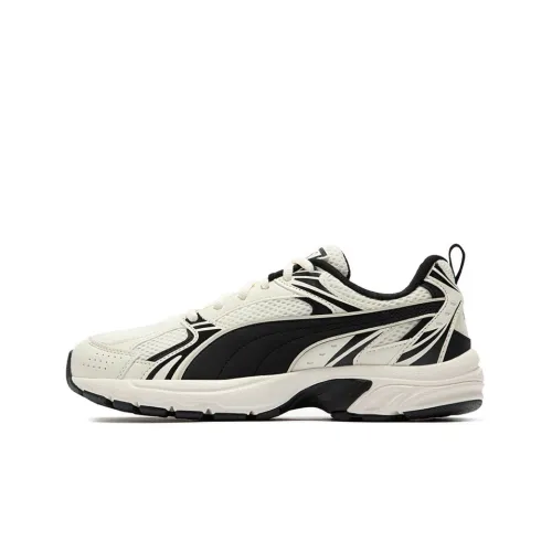PUMA Milenio Low Топ Повседневные Беговые Кроссовки Унисекс Бежевый Белый Черный