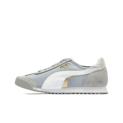 PUMA Roma Low Топ Casual Унисекс Серый Платина