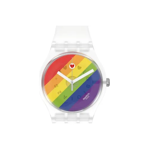 Swatch Quartz Механизм Мужские часы 41 мм Многоцветный