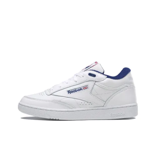 Reebok Club C Series MID II Low Топ Скейтборд Кроссовки Унисекс Белый Синий