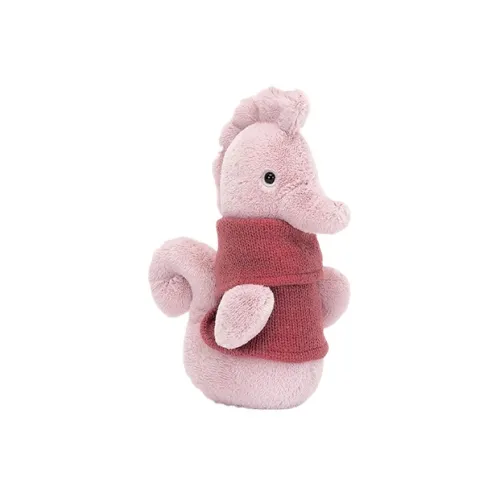 JELLYCAT Ocean Series Удобный Crew Seahorse Куклы Плюшевая кукла 17 см Высота в сидячем положении